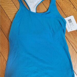 Jockey Women's Sport Sky Blue Tank Top Size M Sleeveless New